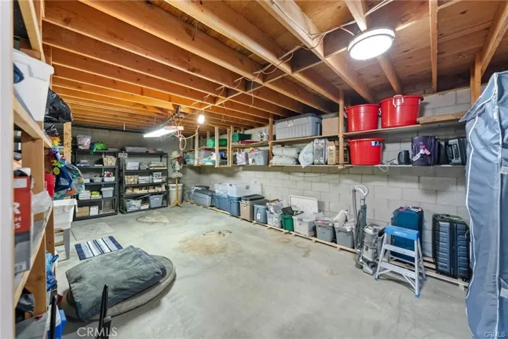 Basement storage