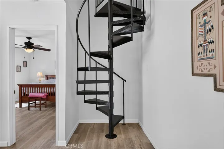 Stairs to lower level