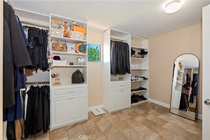 Primary Suite Walk-in closet