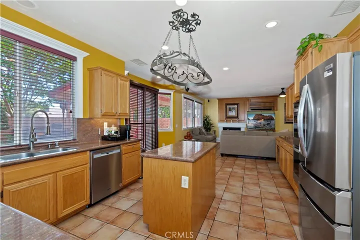 Large Kitchen with Island.
