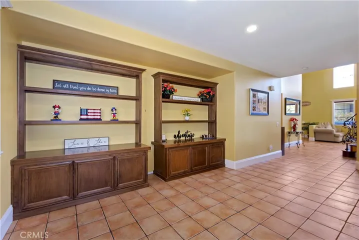Family Room has multiple entertainment area options.