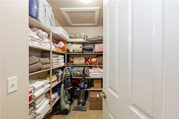 Lots of storage. This is the large walk-in closet on the upper level and the lower level has one too!