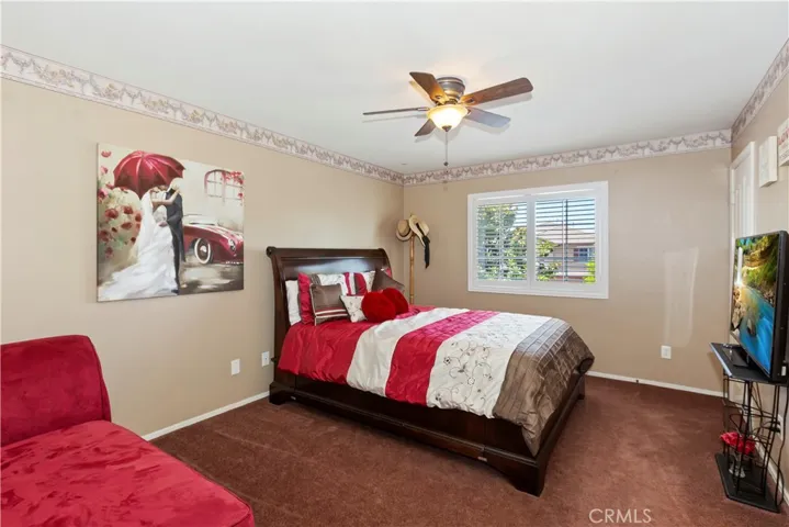3rd Bedroom is spacious with a large walk-in closet.