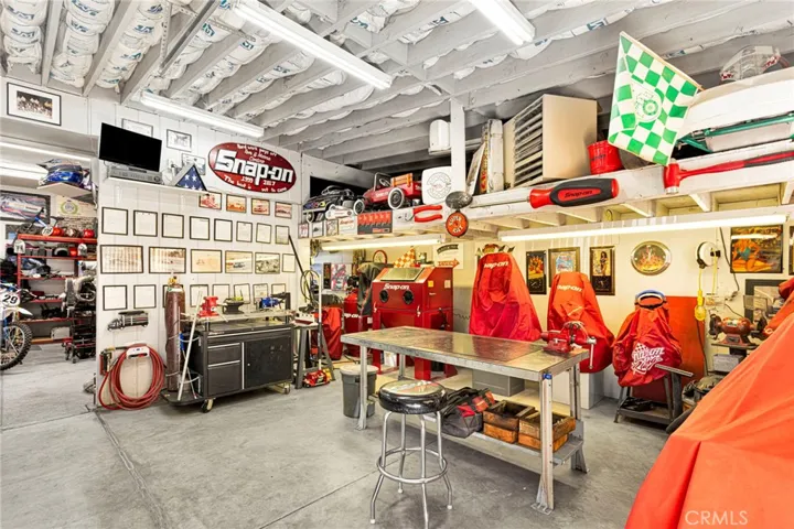 Storage/ worshop areas throughout