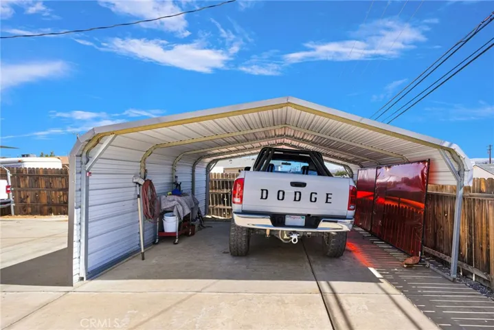 Car Washing port/covered parking