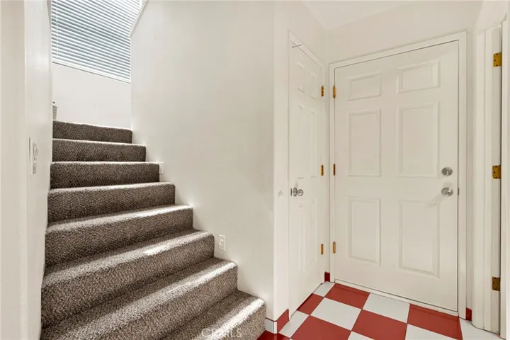 Stairs to secluded Primary Suite