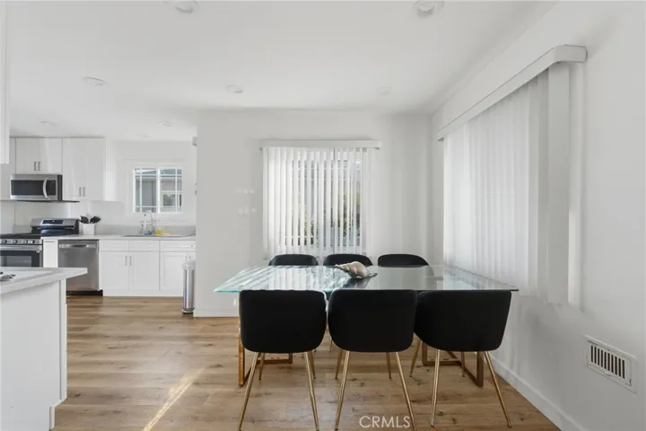 Dining area/ kitchen front house