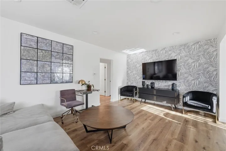 Stylish flooring! Front house living room