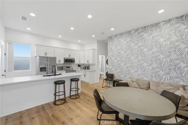 Back house has open floor plan