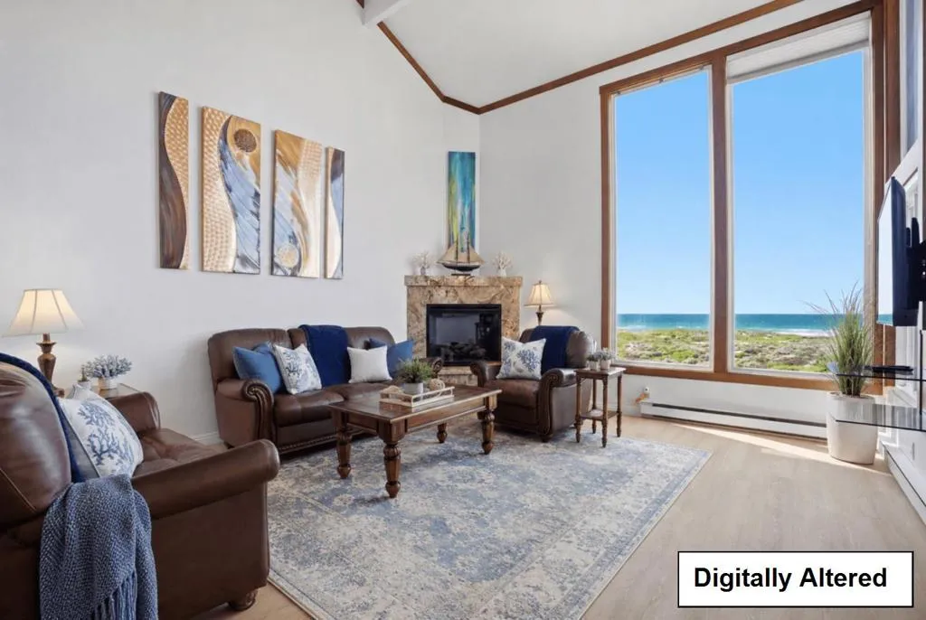 some virtual staging decor added