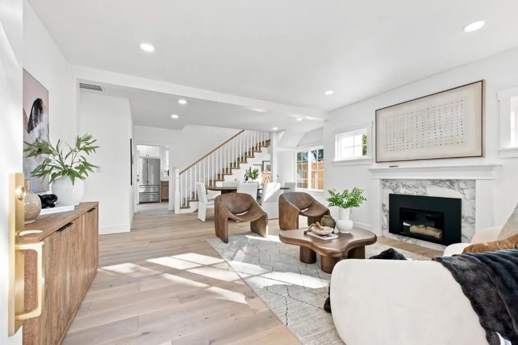 Living Room with Fireplace