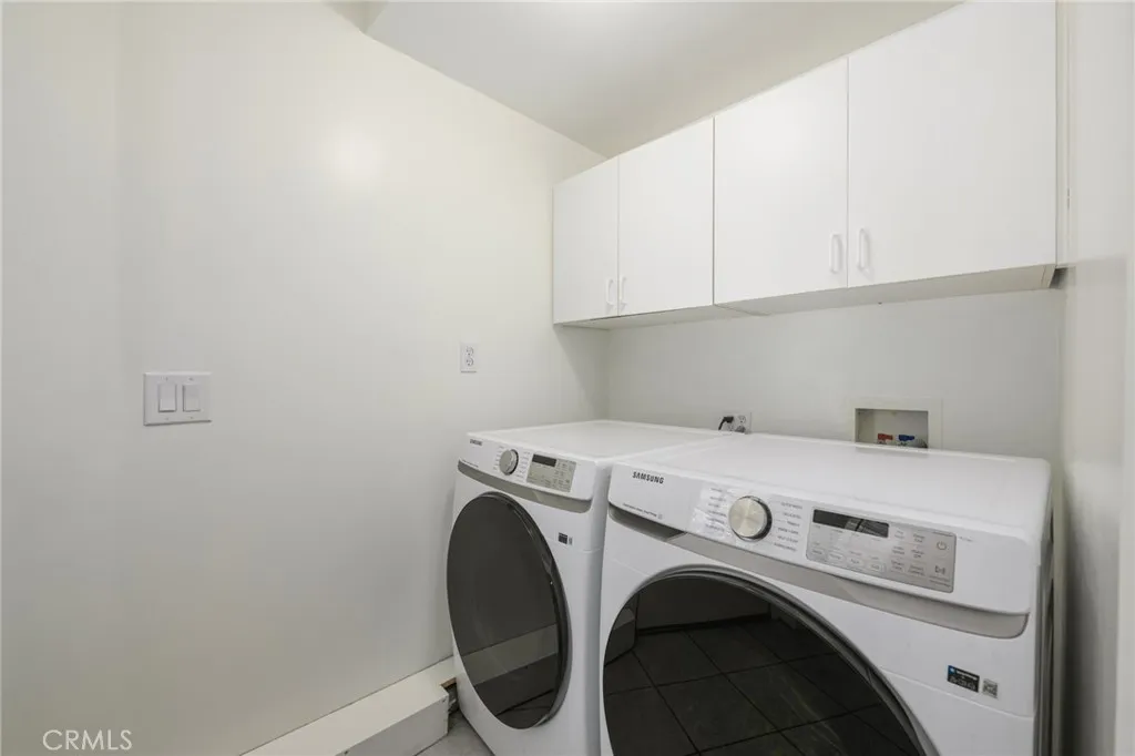 downstairs laundry room
