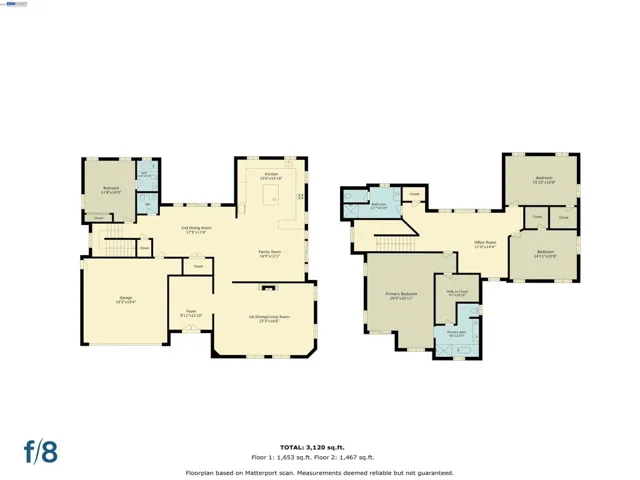 307 Dana Street main house floor plan.