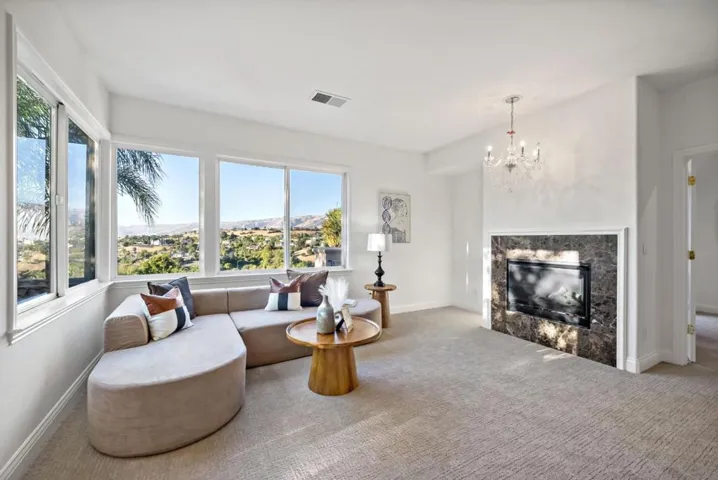 Master Bedroom Retreat with Amazing Views and Cozy Fireplace