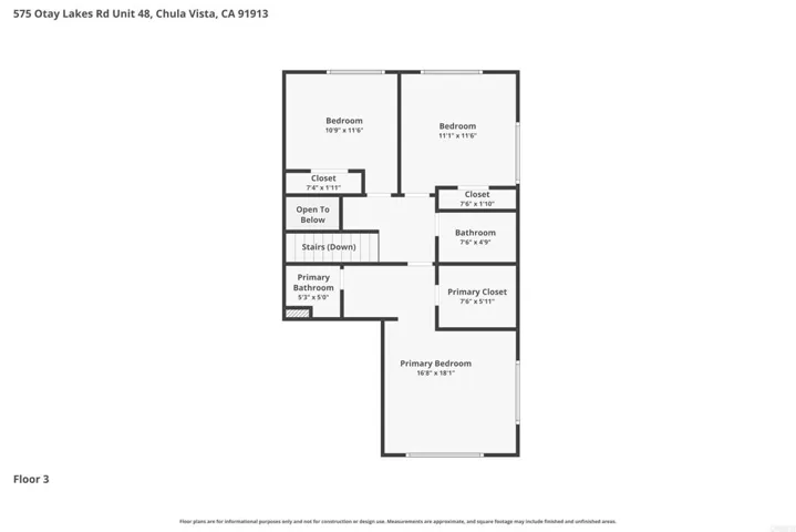 Floor Plan - Level 3