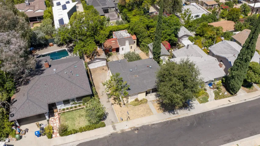 5007 Los Robles St Drone Overhead - Low