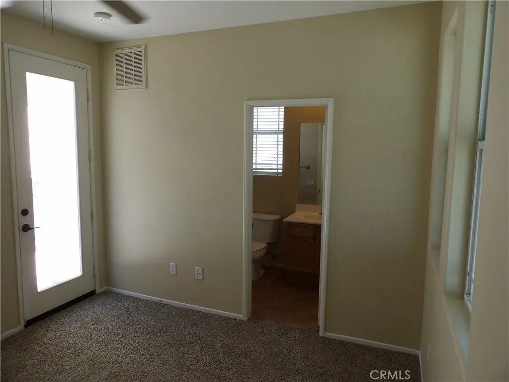 Casita has own bathroom and small closet.