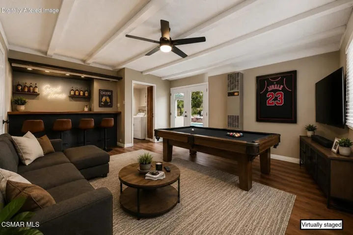 Man cave 2 virtually staged