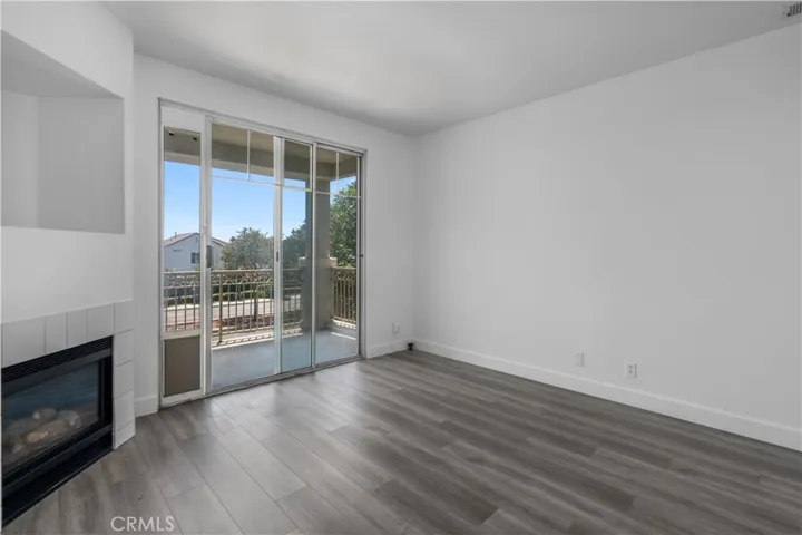living room and balcony