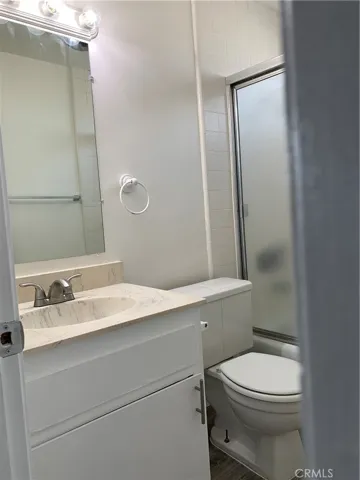 Hall bath with tub and shower