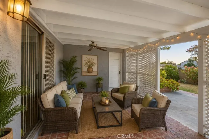 Covered Patio digitally enhanced photo with AI