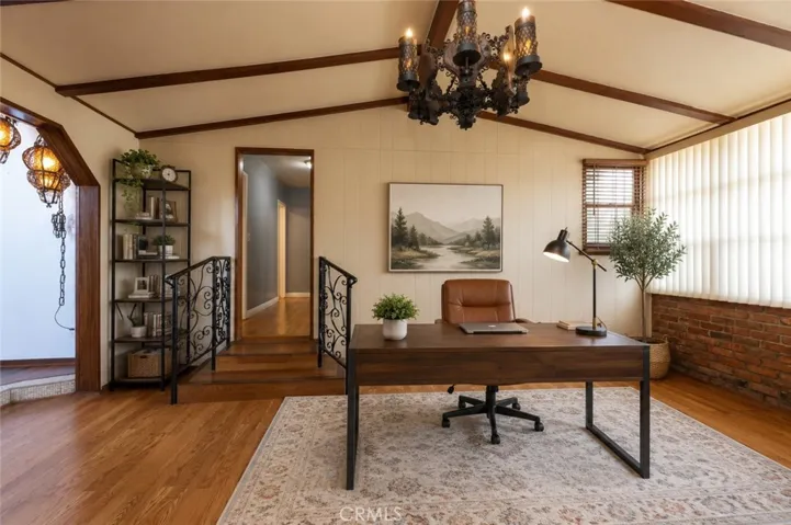 Bonus room digitally enhanced photo with AI
