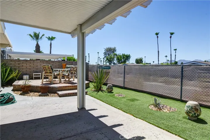Covered patio