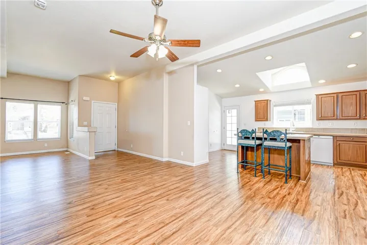 Living room & kitchen