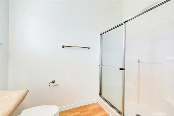 Primary bathroom, dual vanities