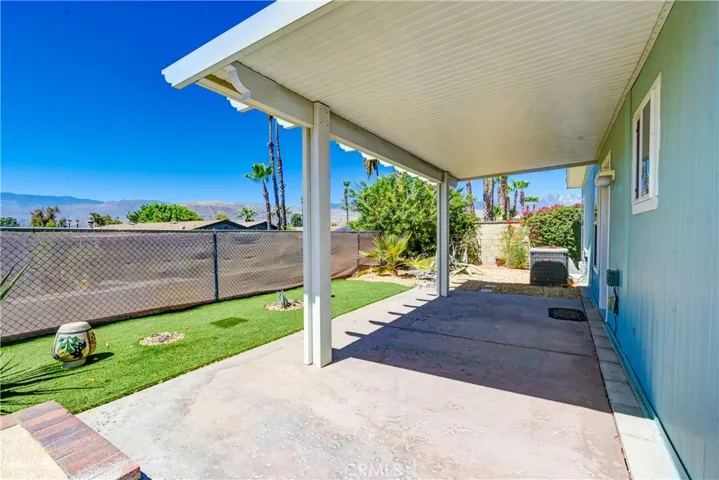 Covered patio