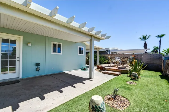 Covered patio