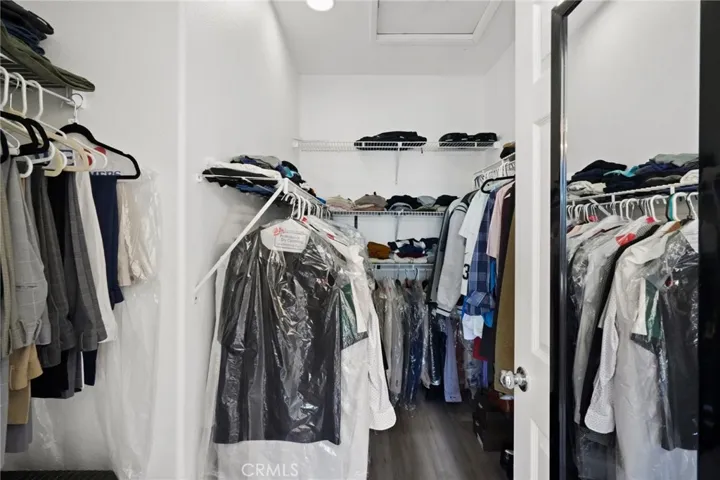 Primary Suite Large Walk-in closet.