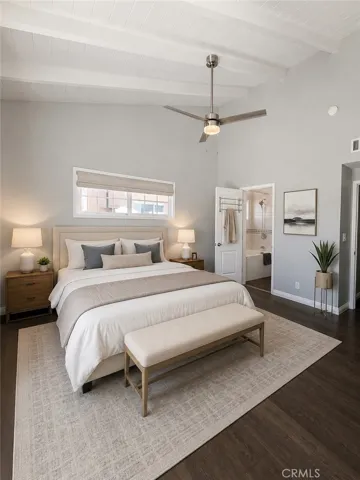 Virtually Staged Primary Bedroom