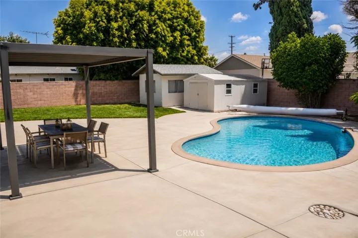 Backyard with Pool