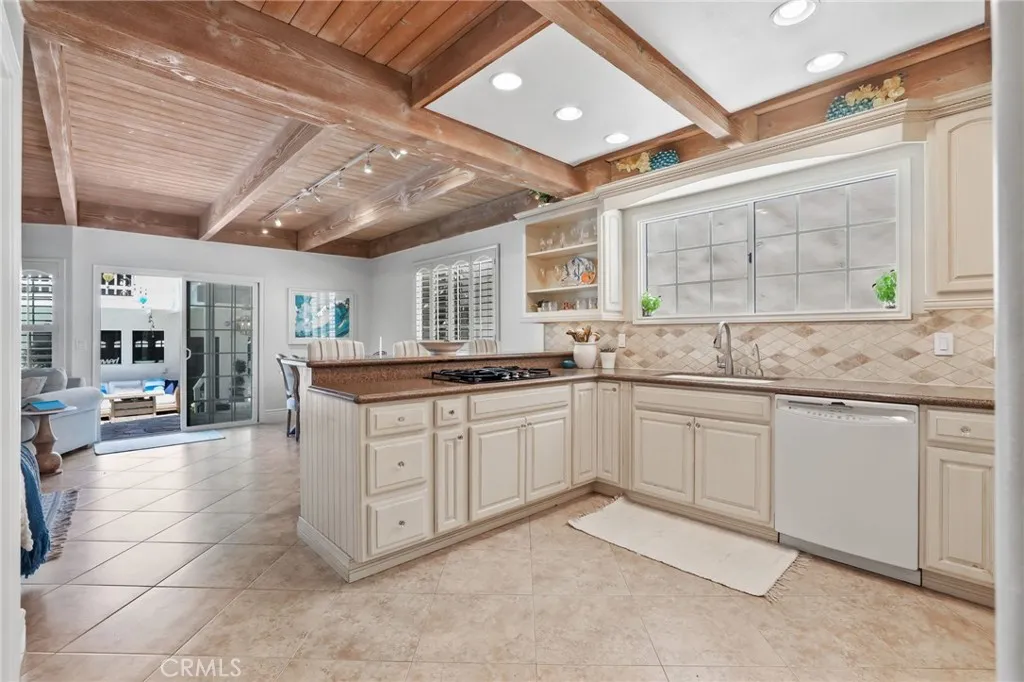 Kitchen looking towards back yard
