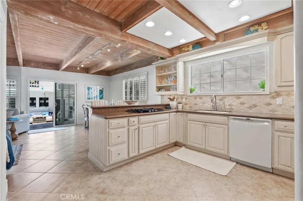 Kitchen looking towards back yard