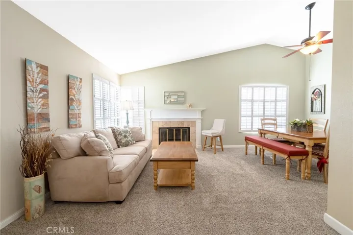 Living Room with Gas Fireplace