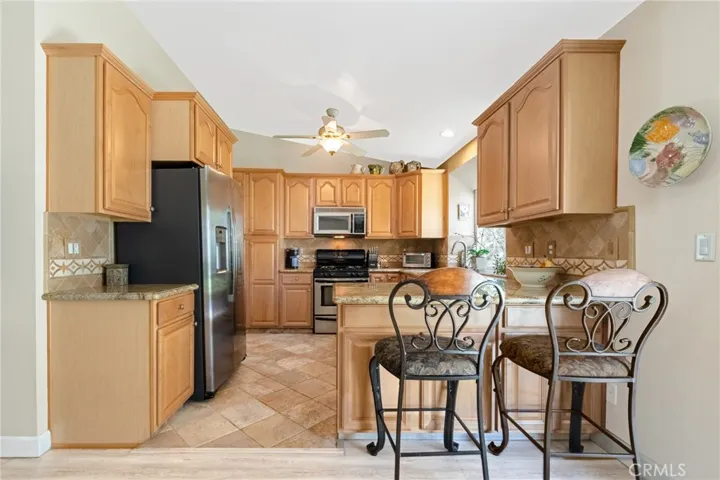 Family Room is Open to Kitchen with Breakfast Bar