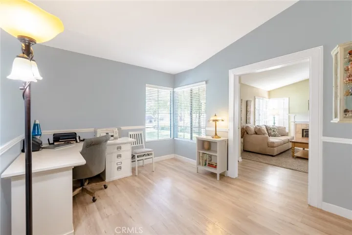 Third Bedroom Being Used as a Home Office