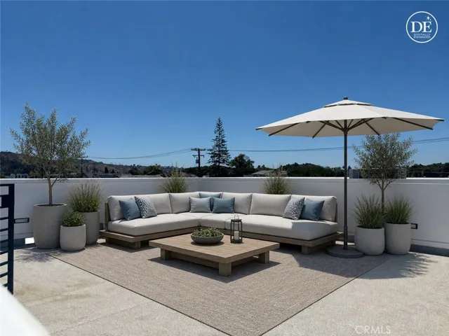 Roof Top Deck - Digitally staged