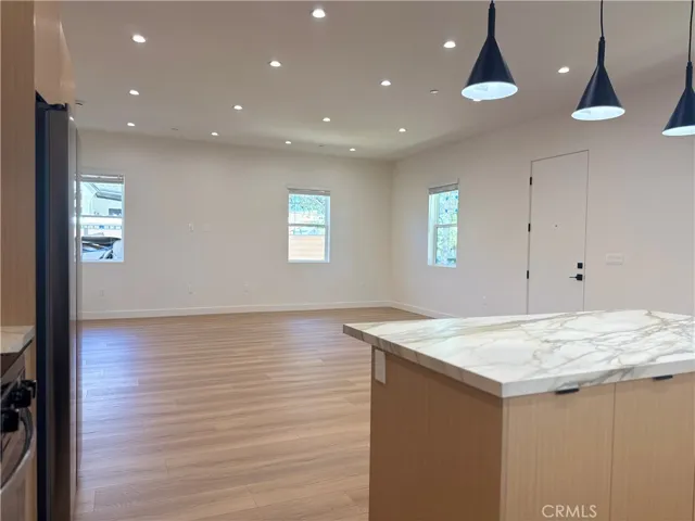 Kitchen & Living room view