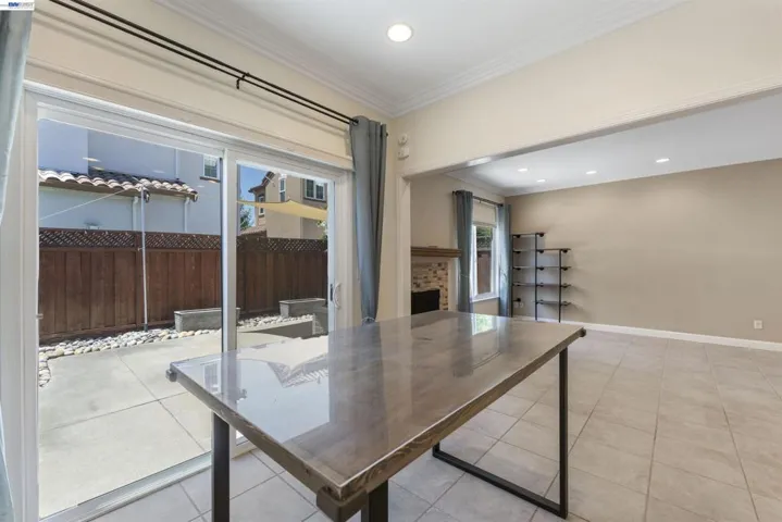 Dining Area opens to Backyard & Patio