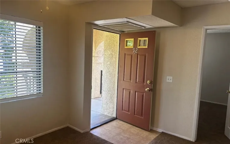 Front door to living room