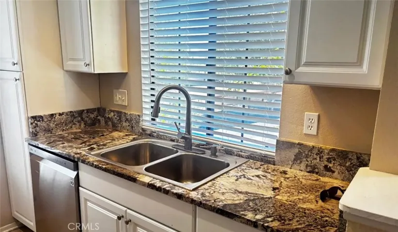 Kitchen sink and window