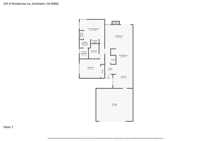 241 E Ponderosa Lane, Anaheim, California 92802