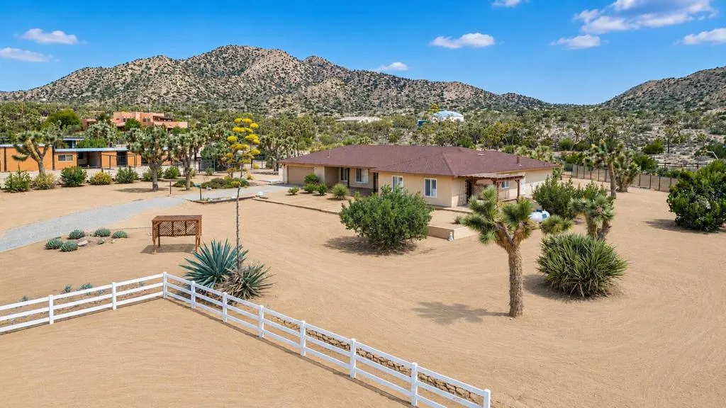 Daytime overhead right front of property