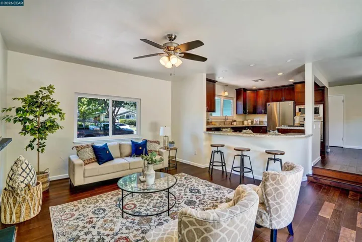 Open kitchen and family room