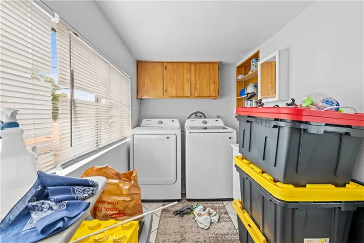Upstairs unit laundry