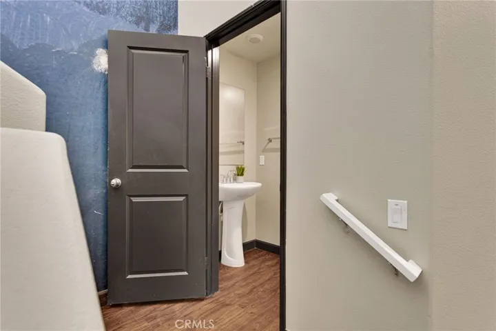 Downstairs 1/2 bath.