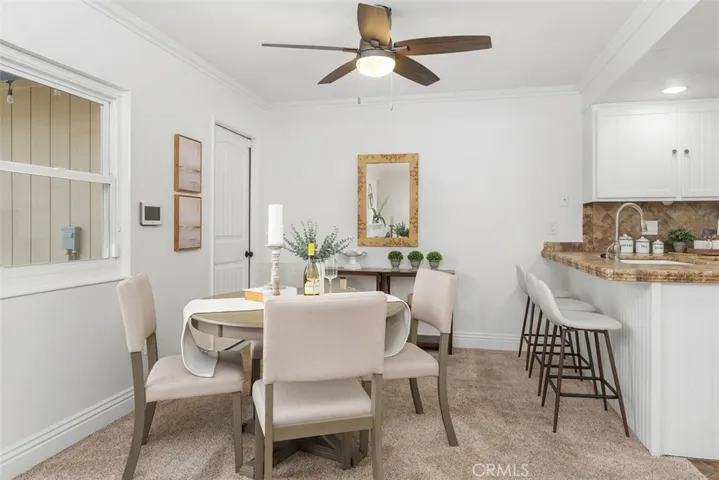 Convenient direct-access garage entry just steps from the kitchen.
